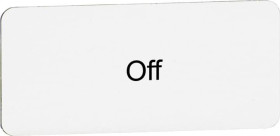 ABB MA6-1135 1SFA611930R1135 Płytka do etykietowania (S x W) 27 mm x 1 mm 1 szt.