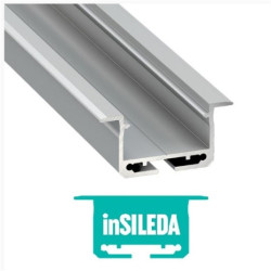 Profil LUMINES inSILEDA srebrny anod. 2m p/t