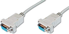 Connection cable, 1.8 m, D-Sub socket, 9 pole to D-Sub socket, 9 pole, AK-610100-018-E