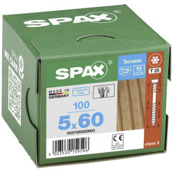 SPAX 0537000500603 Wood screw 5 mm 60 mm T-Star Plus Stainless steel A2 100 pc