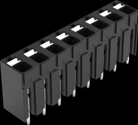 2086-3108 THR PCB terminal block, push-button, 1.5 mm², 8-pin