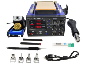 Stacja lutownicza bga 3w1 HOTAIR WEP 853AAA-II groty C210 hot air preheater