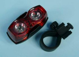 LAMPA ROWEROWA TYLNA TL-X2 2xR03/AAA