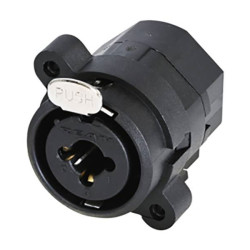 Rean RCJ6FI-V XLR Connector Socket 3-Pin Female 1pc