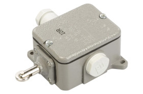 Wyłącznik krańcowy 1R 1Z w obudowie metalowej popychacz z rolką LK-10R W0-59-351032