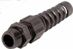 PG9 dławnica kablowa poliamidowa z odgiętką