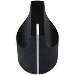 Pokrętło potencjometru oś: 6mm średnica: 16mm Zacisk śrubowy Czarny Vishay