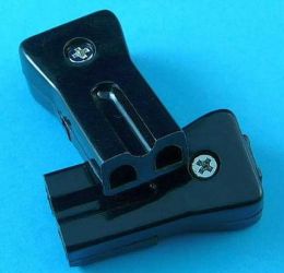 GN.SIEC.PC-211 CZARNE NA KABEL 1A/250V