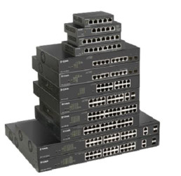Przełącznik Gigabit 24-Port Gigabit Smart Managed Switch 24-portowy , D-Link Element inteligentny Zasilanie przez sieć