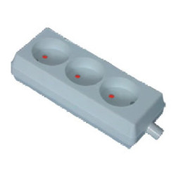 Gniazdo listwa 3gn bu GN-360 PLASTROL 000414