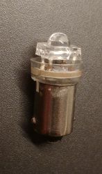 Żarówka LEDOWA 12V BA9S biała SUPER FLUX