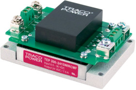 DC converter, 43-160 VDC, 240 W, 1 output, 24 VDC, 89 % efficiency, TEP 200-7215WIRCMF
