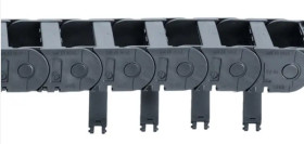 Koryto kablowe szerokość 116 mm głębokość 50mm typ Łańcuch kablowy Igus Igumid G Elastyczny Czarny