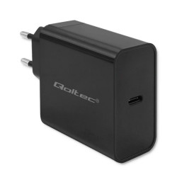 Qoltec Ładowarka Super Quick PD 1xUSB-C 65W 5-20V 3-3.25A Laptop Smartfon Czarna