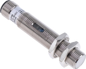 Czujnik zbliżeniowy M12 Pojemnościowy 2 mm RS PRO Wpuszczany 10 → 30 V DC długość 65mm Gwintowany