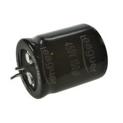 Kondensator 150uF/450V elektrolit 105st.c 25x30mm 150/450 / LHS2W151M2530