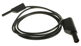 975163100, PVC, 10A, 1000V ac/dc, kolor: Czarny, dł. 1m, -15 → +70°C, Hirschmann Test & Measurement