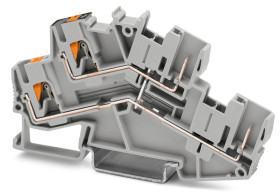 Dwurzędowa złączka szynowa Phoenix Contact 12 → 26AWGWciskane PTTBS 2.5/2P-PV 22A 800 V