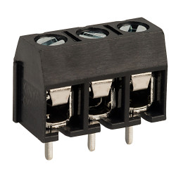 TruConnect 210442 3 Way 10A Black Interlocking Terminal Block 5mm