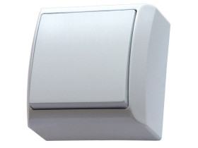 BIS Wyłącznik pojedynczy biały ŁN-1B/00 OSPEL