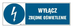 ZNAK - HF021 Nie zastawiać! Rozdzielnia elektryczna 45 x 15 cm PN - Płyta 1mm