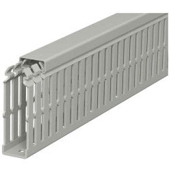 OBO Bettermann 6178420 Cable duct stone grey 2000x25x75mm 1 piece trunking