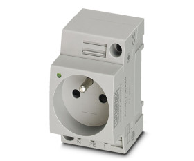 Gniazdo sieciowe Gniazdo Montaż na szynie DIN 16A