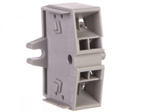 Złączka końcowa 4-przewodowa 2,5mm2 szara z mocowaniem śrubowym 264-331 /100szt./