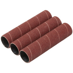 Draper 08403 Aluminium Oxide Sanding Sleeves, 25 x 115mm, 80 Grit (Pack of 3)