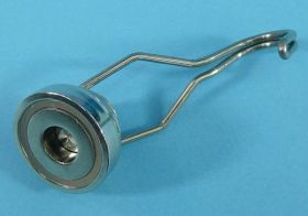 MAGNES OKRĄGŁY 25mm Z OBROT.HACZYKIEM