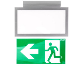 Oprawa awaryjna INFINITY II AC LED 1W 3h jednozadaniowa PT szara 2ACS/1W/C/3/SE/PT/GR