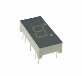 Wyświetlacz 7-seg. 7.6mm zielony wsp. katoda