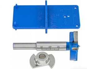 FREZ REGULOWANY Z PROWADNICA DO ZAWIASO