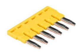 Złącze krzyżowe Szyna zworki Wieland Terminal zaciskowy do montażu na szynie DIN typu WKF