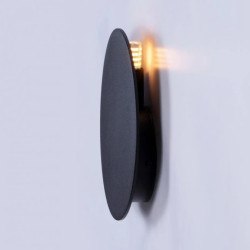 Kinkiet ścienny REGA w kształcie koła czarny na G9 K-4680 Kaja Lighting