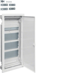 Rozdzielnica multimedialna podtynkowa 4 rzędy 3x płyta montażowa 1x TH IP30 Volta VU48NWB