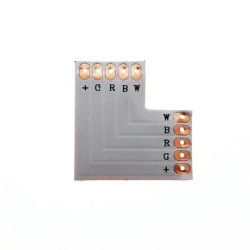 Złączka narożna PCB taśma RGBW 12mm t+t