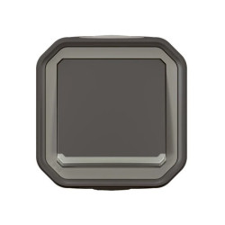 NOWE PLEXO 55 Łącznik schodowy ze wskaź. Komplet natynkowy 10 AX - 250V AC antracyt 069721L