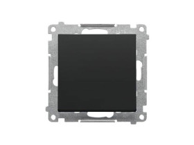 SIMON 55 Wyłącznik pojedynczy szybkozłącza czarny mat TW1.01/149 KONTAKT SIMON