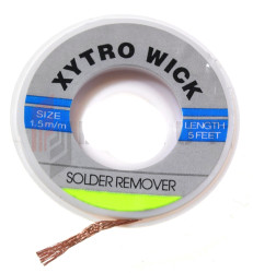 Taśma rozlutownicza lutownicza plecionka 1,5mm 1,5m XYTRO WICK