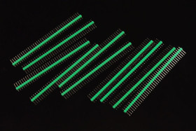 0.1″ (2.54 mm) Arduino Male Pin Headers (Straight Green 10PCS)