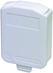 Ssealing cap, self closing, white for sockets/plugs, SCDX-9-WHITE