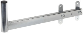 Uchwyt murowy boczny do mocowania anten WLAN, DVB-T Stal ocynkowana średnica fi 43mm, wysokość 200mm, dystans 638mm UML-43H55