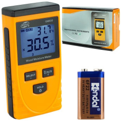 Miernik wilgotności wilgotnościomierz do drewna bezinwazyjny GM 630 BENETECH
