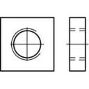 Nakrętki kwadratowe M6 TOOLCRAFT 1061168 DIN 562 100 szt.
