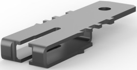 Faston plug, 6.35 x 0.81 mm, L 24.18 mm, uninsulated, straight, AWG 16-15, 63881-1