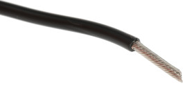 Przewód montażowy 1,3 mm² Czarny Alpha Wire PVC 16 AWG 300 V dł. 30m 26/0,25 mm +105°C Lista UL