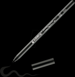 4-4200001 Porcelain brush pen, 1 mm-4 mm, black