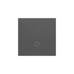 Simon 55 Klawisz pojedynczy z piktogramem dzwonek do: SP1M Grafitowy mat TKWD1/116