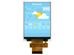 Kolorowy wyświetlacz LCD 3.2 TFT QVGA 240 x 320 Równoległy/SPI I/F Nie Midas